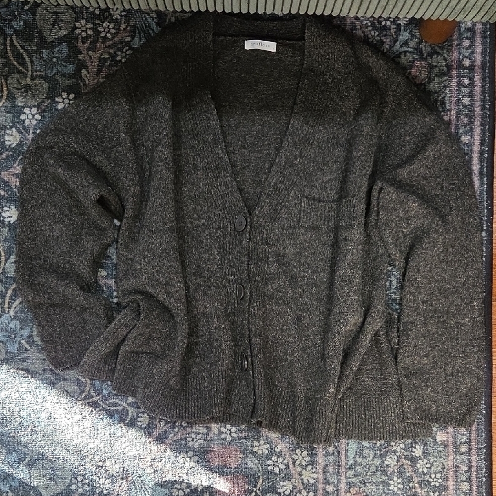 Neuflora Lacey Cardigan - Charcoal - Picture 5 of 10